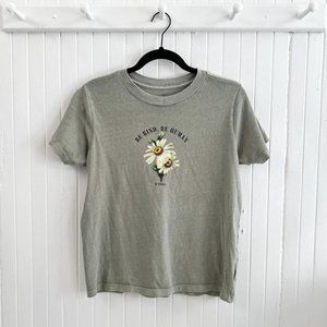 O’Neil “Be Kind, Be Human” Graphic Floral Tee Size Small/Medium